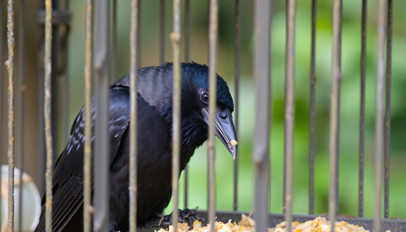 Mitos Memelihara Burung Gagak