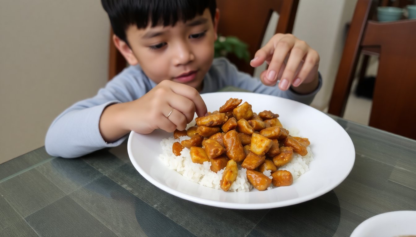 Mitos Menyisakan Nasi Saat Makan